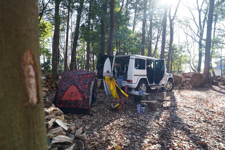 12 Tent Sites in 3,000 sqm.